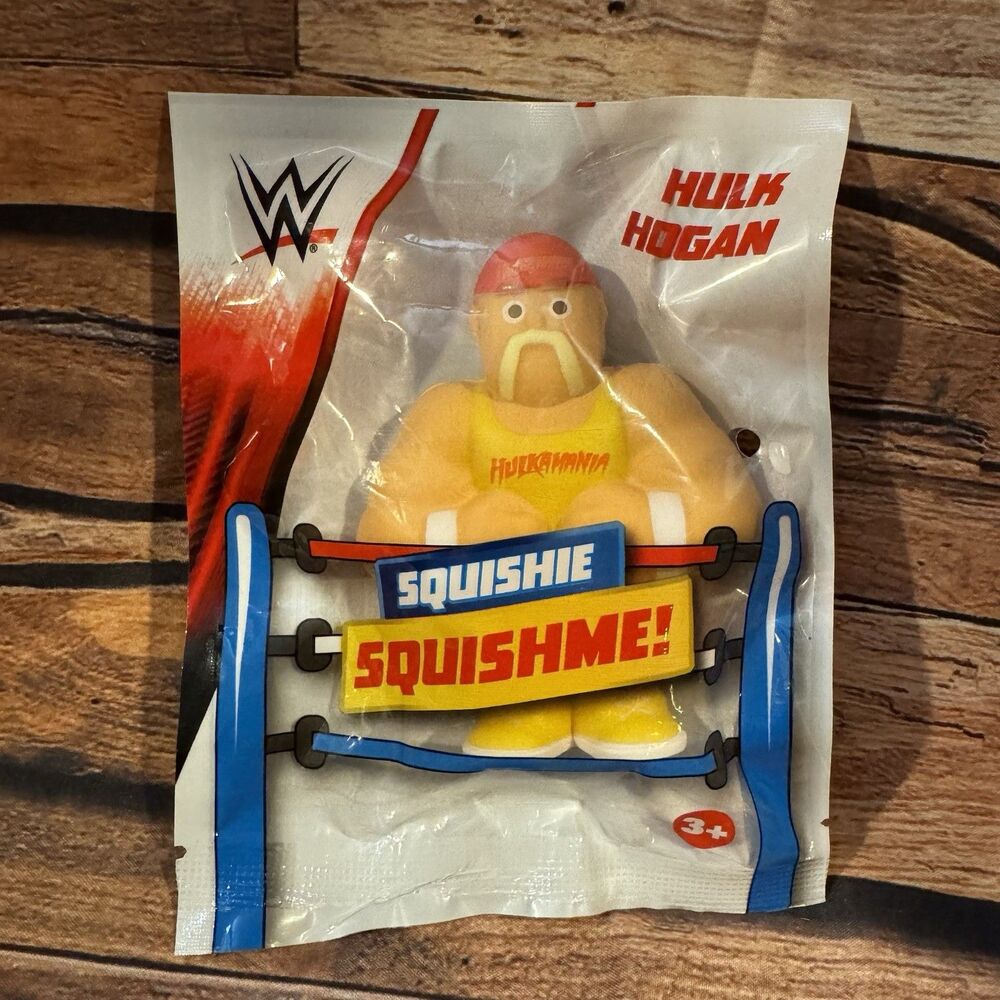 2024 Hulk Hogan Walmart WWE Wrestling Squishie Squishme 3.5" Figure New Sealed